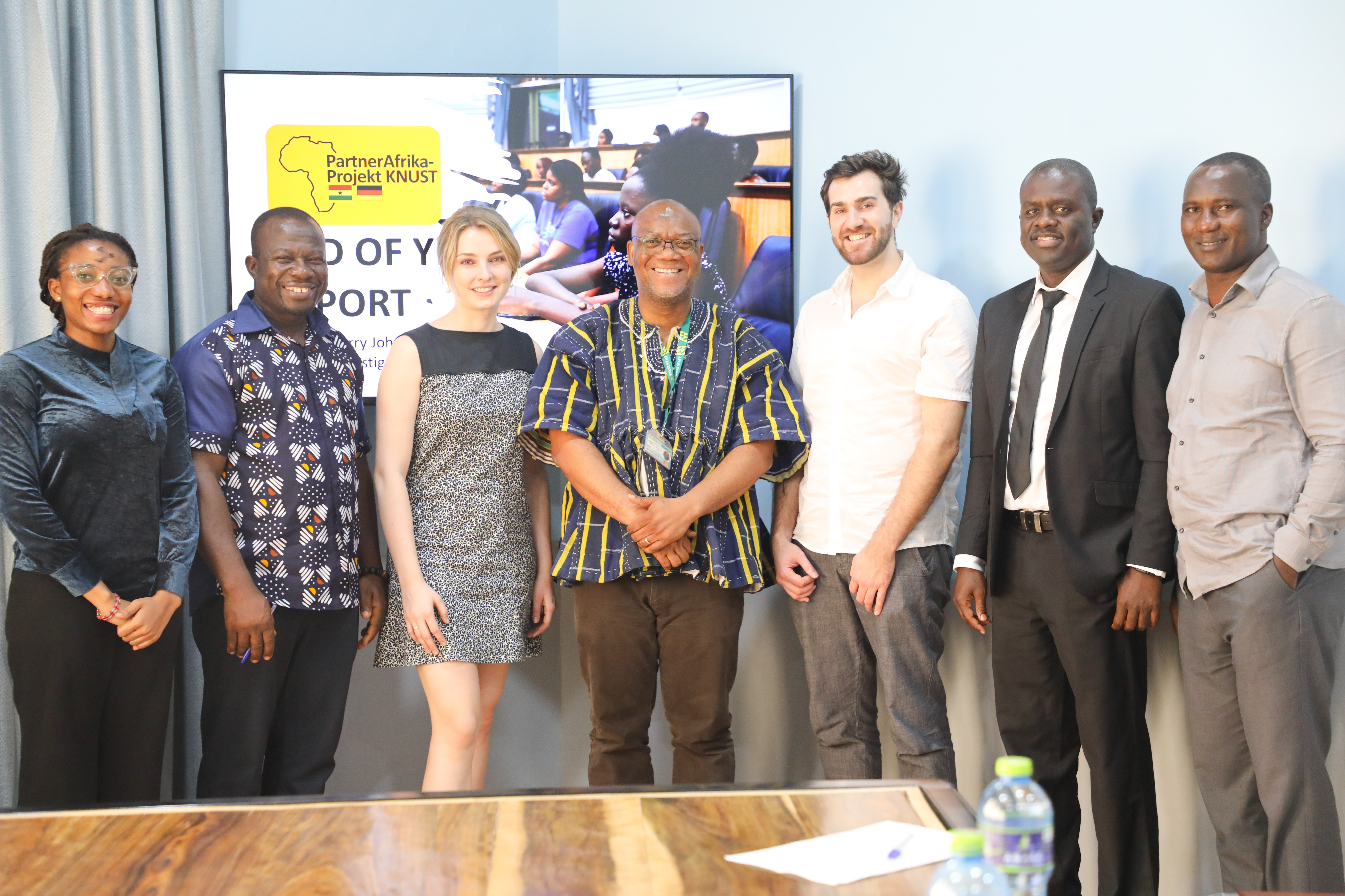 PartnerAfrika-Projekt KNUST Organises Project Review Meeting With Arqum and AGI