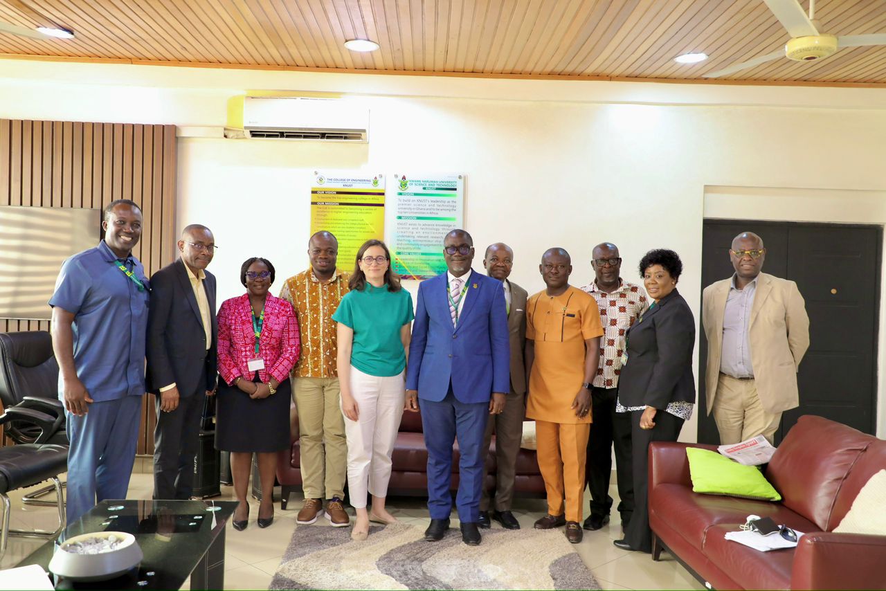 A Delegation from the University of Lille Visits the College of Engineering, KNUST
