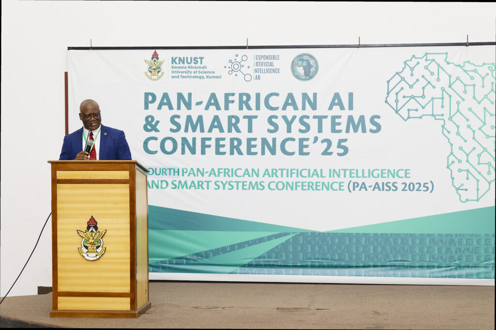 Prof. Kponyo with a call to action for capacity building