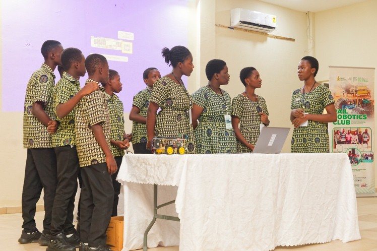 Opoku Ware MA JHS showcased their innovation.
