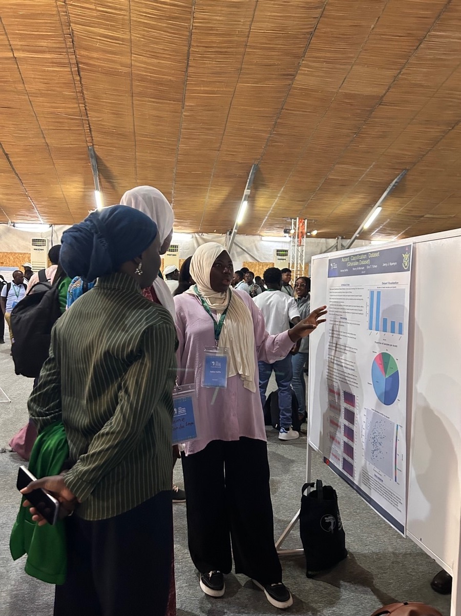 Amina Salifu, RAIL PhD Student, presented her research work.