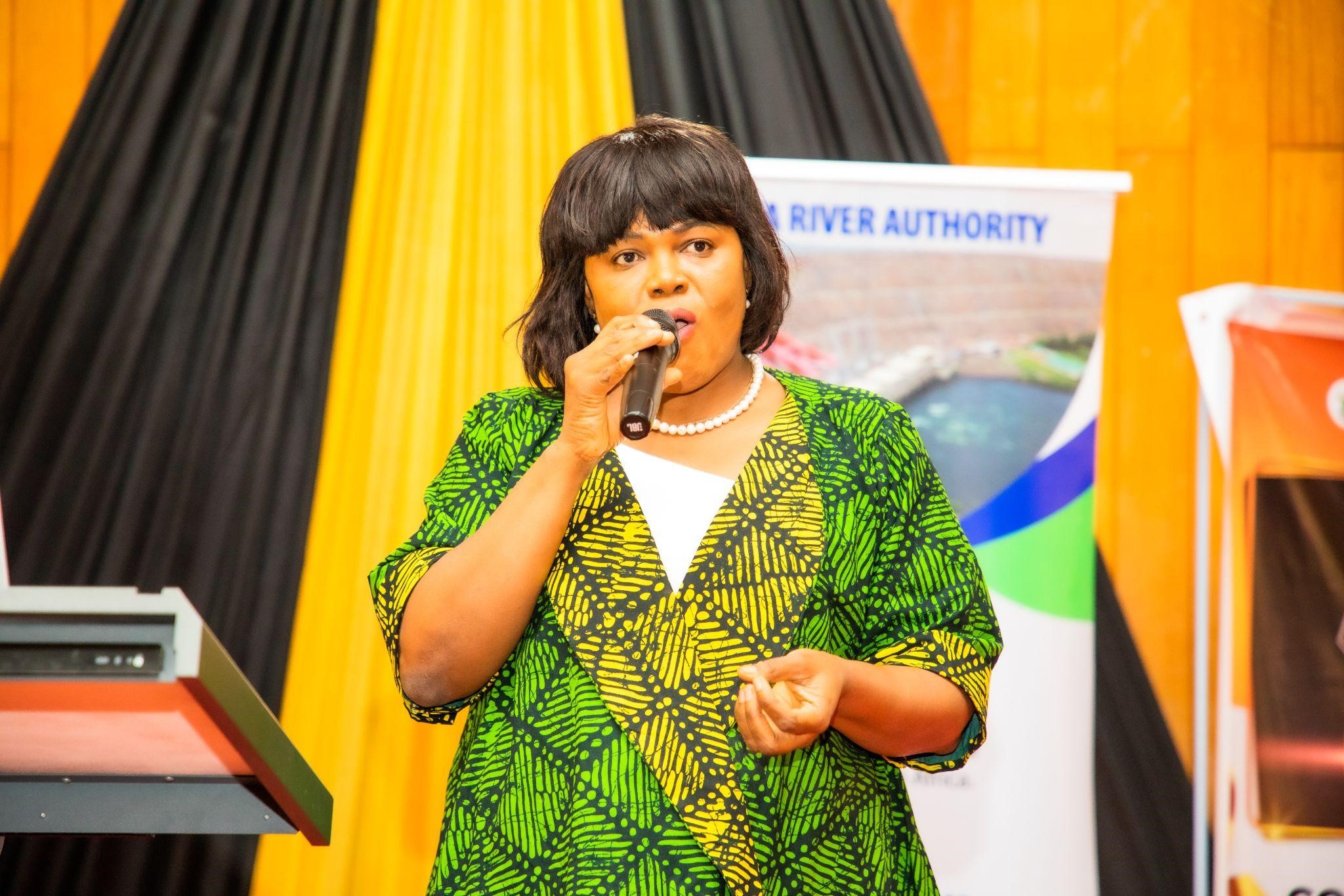 Ing. Afi Fugah Esq. shares her experiences during her presentation