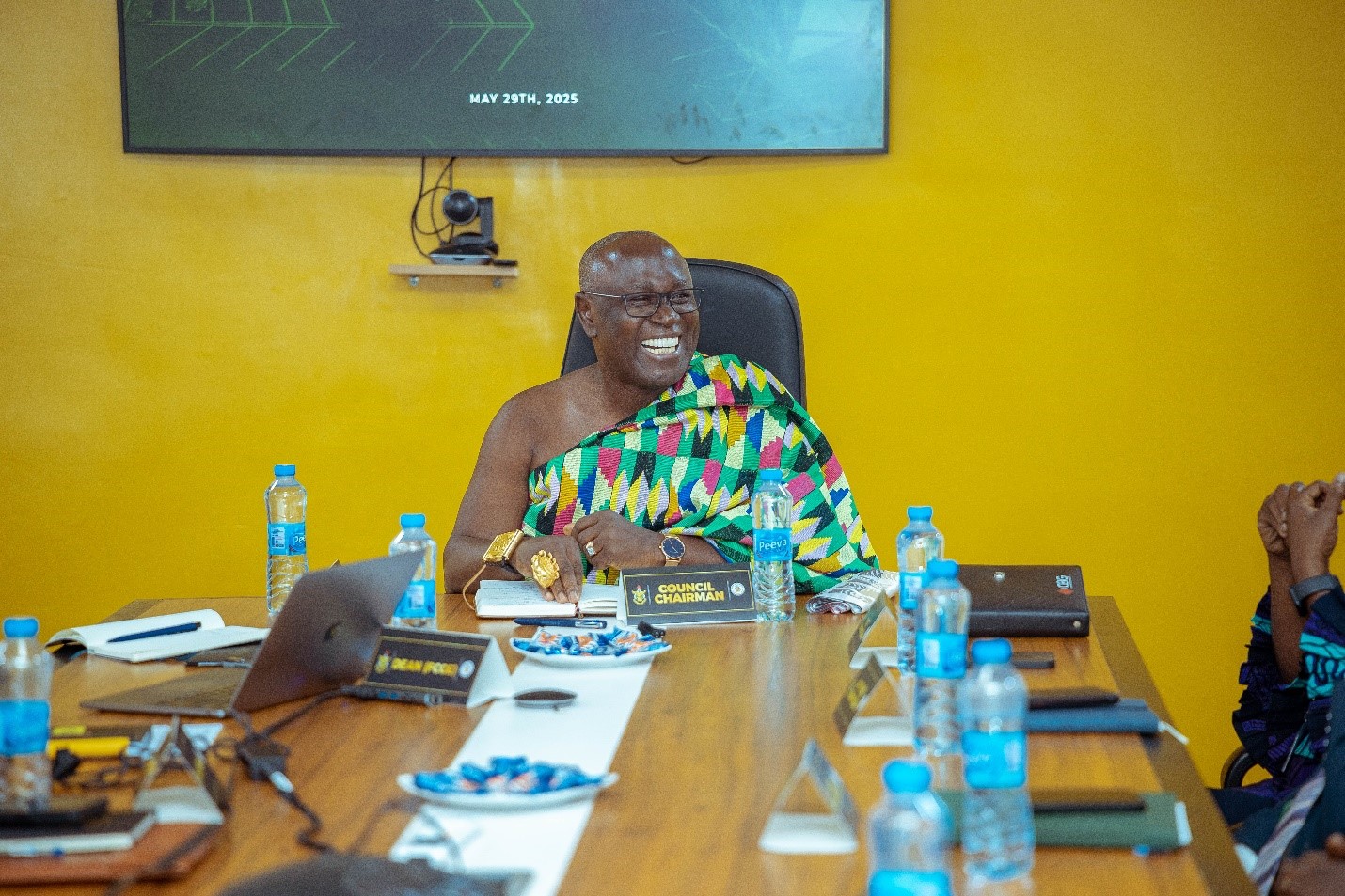The excited Council Chair