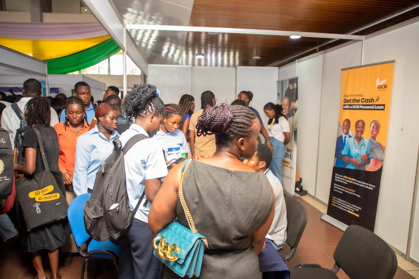 Overview of participants at the GCB booth