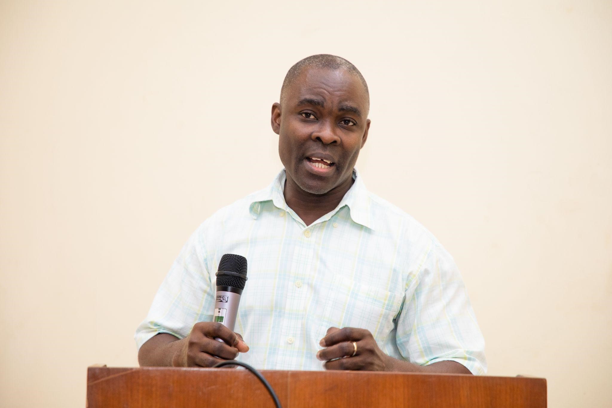 Prof. Gift Dumedah from the Department of Geography gave the keynote address.