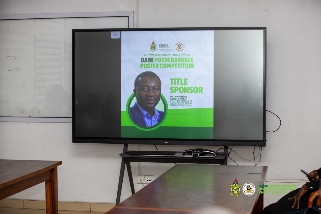 Dr. Kwabena Ansah Abedi, a Systems Engineer and proud alumnus (BSc Agricultural Engineering, 2004)