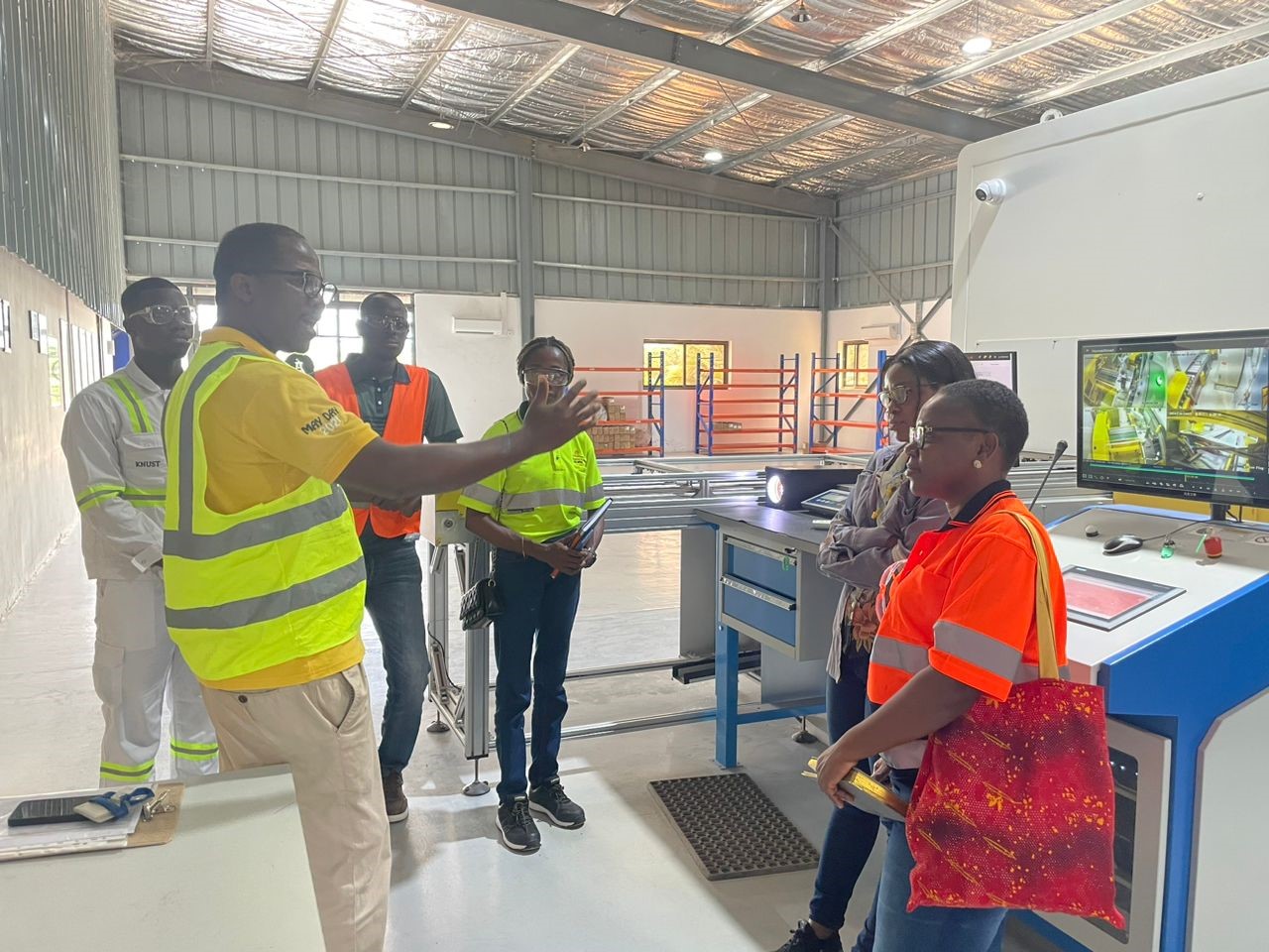 Dr. Koomson and Team at the Photon Assay Laboratory, Intertek Minerals