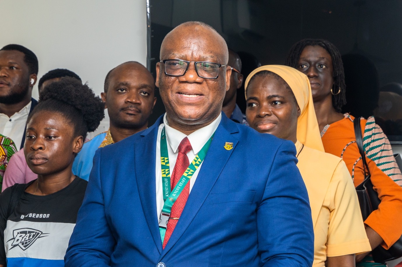 Prof. Jerry John Kponyo, Project Lead, KEEP, giving his remarks.