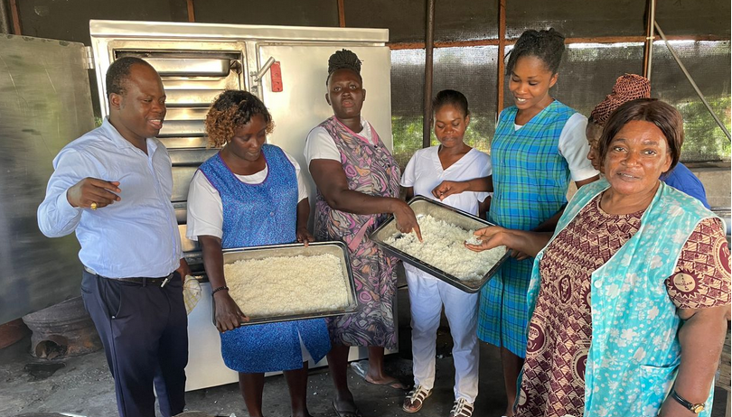 Cooking rice with the ISESC