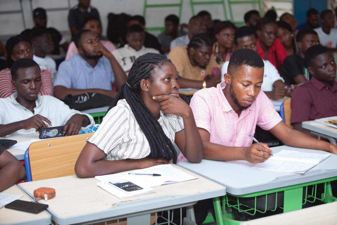 A cross-section of students at the workshop