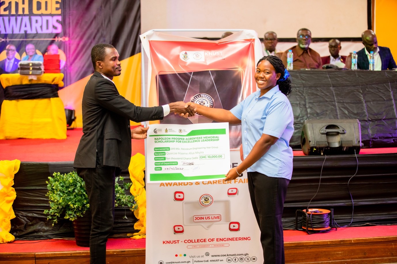 Special awards received by a student