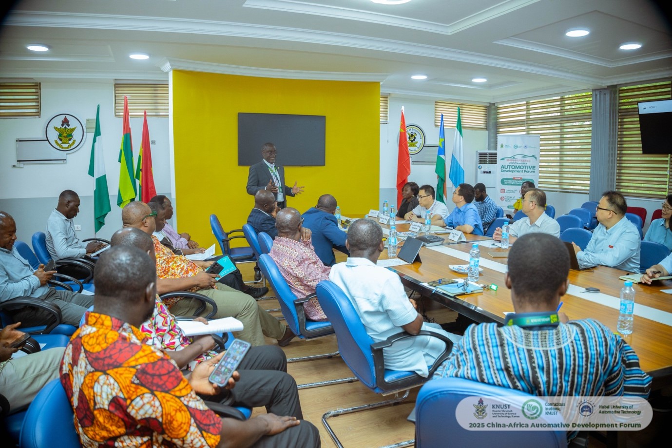 Prof. Kwabena Biritwum Nyarko led the discussion session