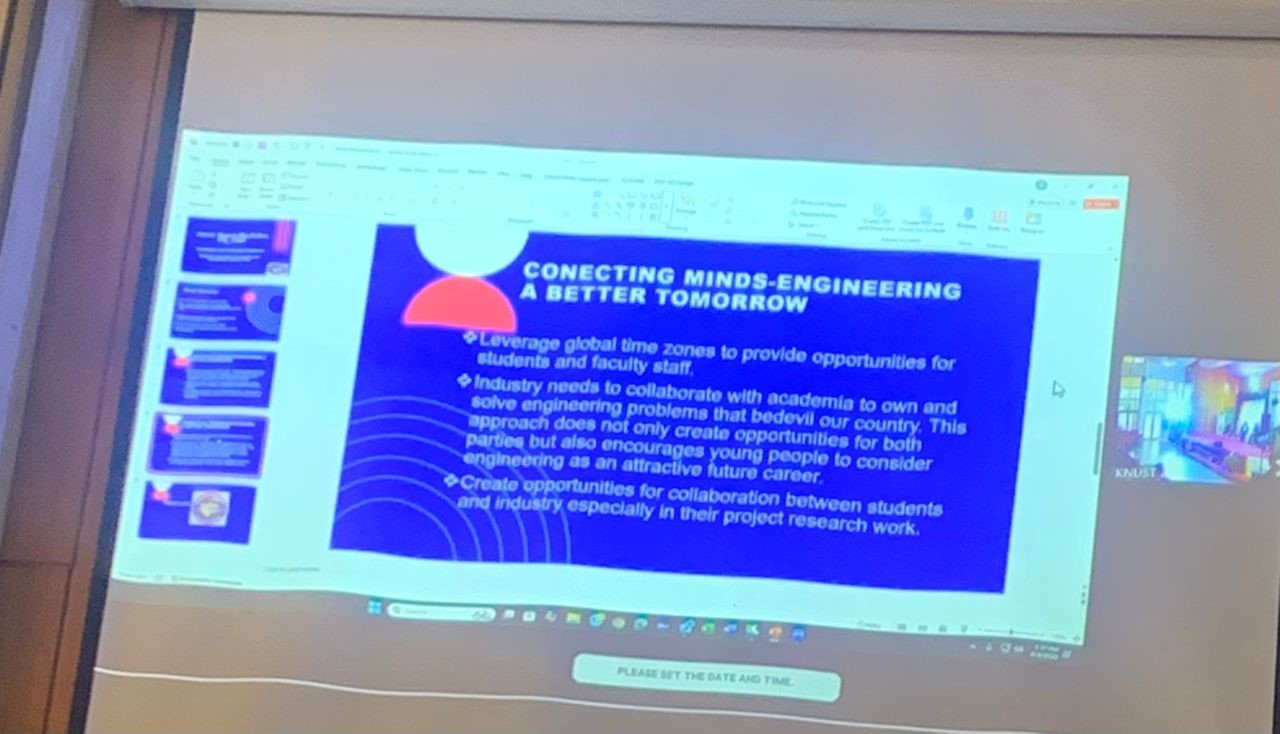 Presentation by Ing. Janis Asare Bediako