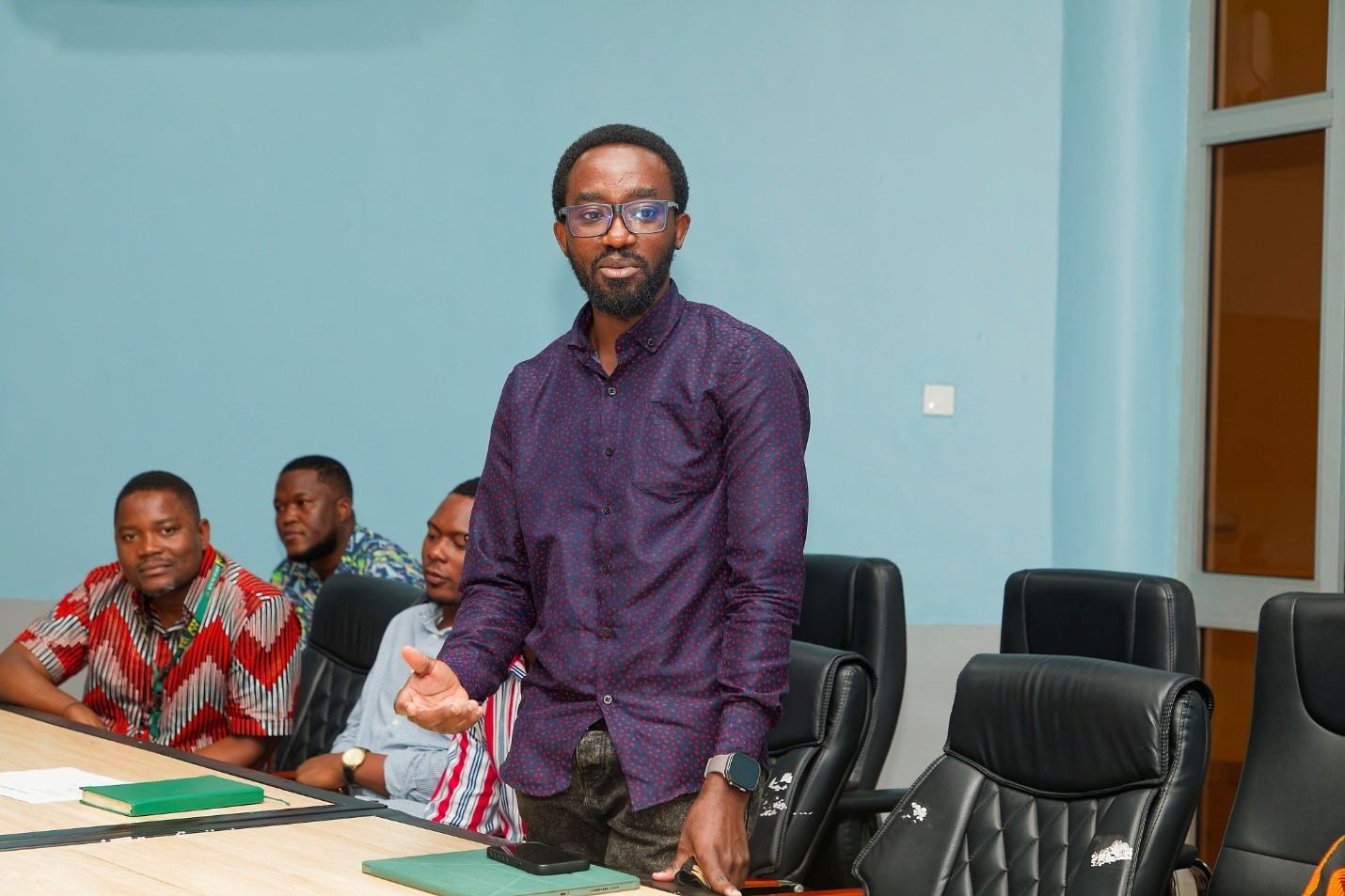 Dr. Justice Owusu Agyemang, lecturer at the Department of Telecom Engineering