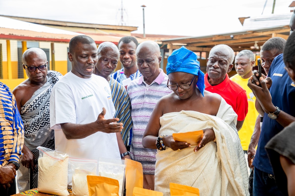 Final products being assessed by the Queen Mother