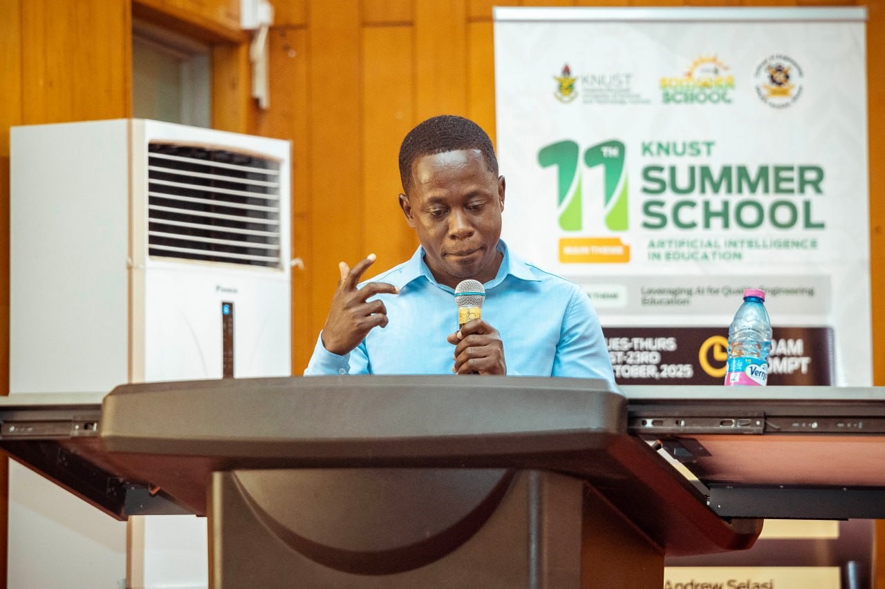 Dr James Okae facilitated the practical session
