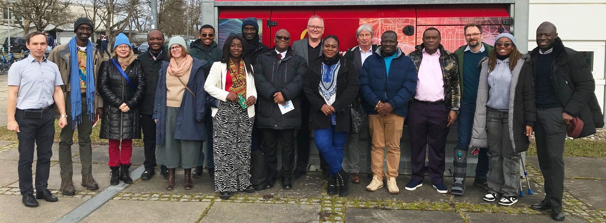 Group photograph at Reutlingen University