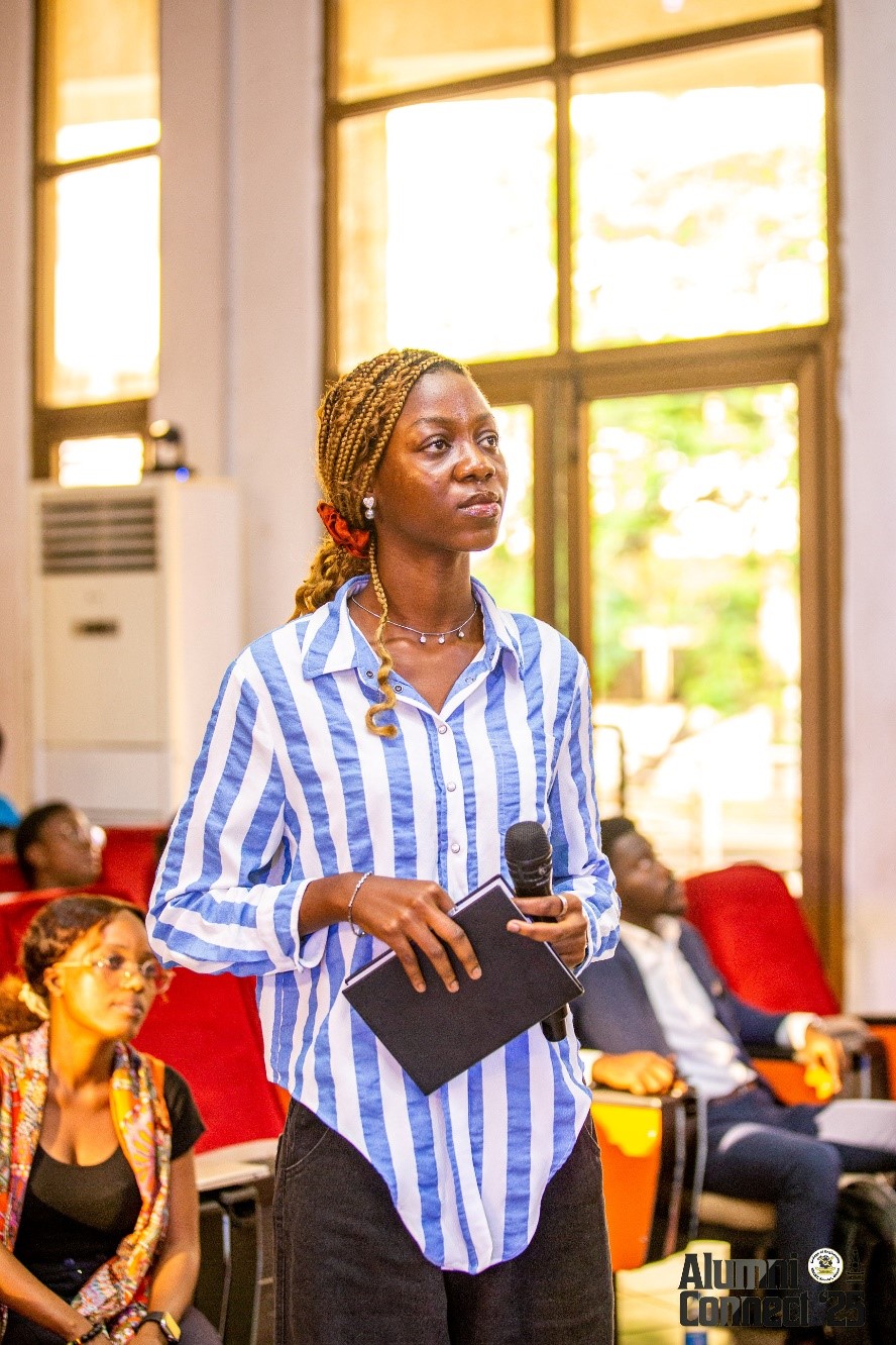 A student asking a question