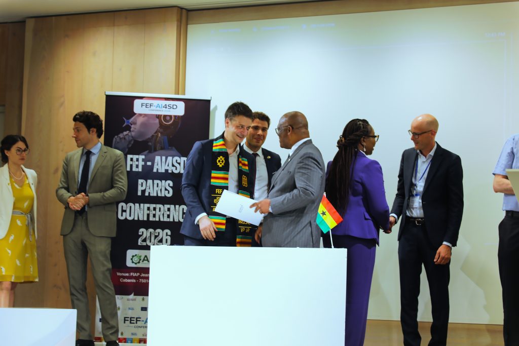 Exchange of pleasantries after the signing of the MoU