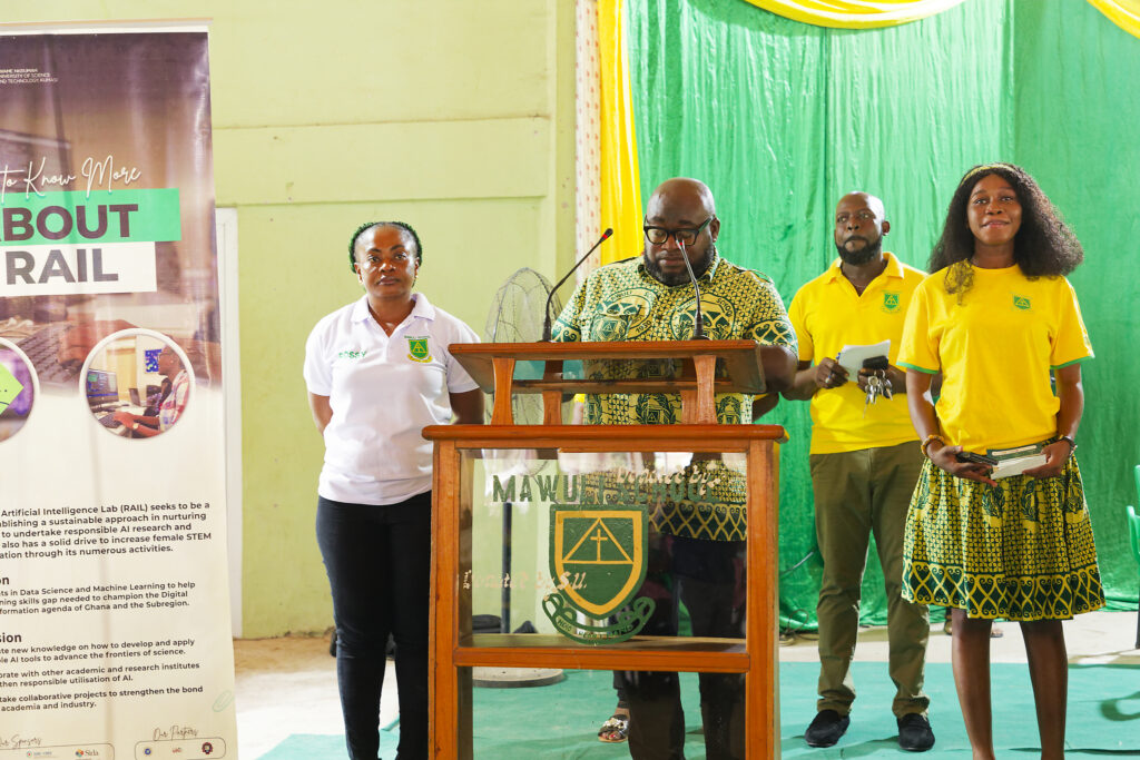 The President of the Old Mawuli School Union (OMSU), Mr. Richard Nyarko, and his executives addressed the participants