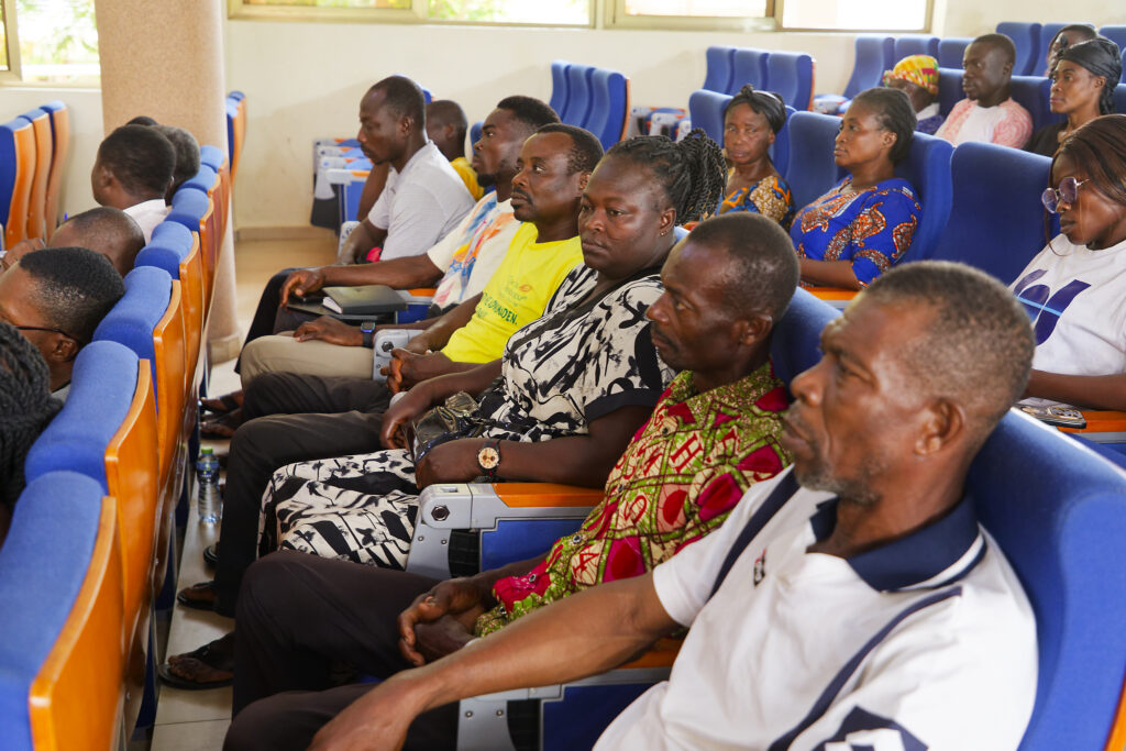 A cross-section of participants at the capacity building workshop