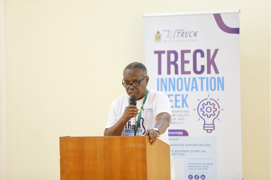 The Deputy Director, TRECK, Prof. Yaw A. Tuffour, stated the Centre’s mission.