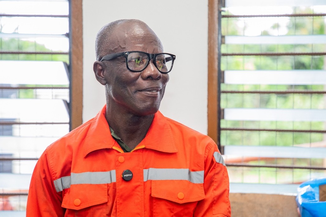 Mr. Kingsley Mensah, a foundry expert at Crescent Foundry Ghana Ltd
