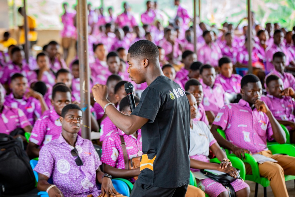 Noah Akakpo, a third-year Geological Engineering student