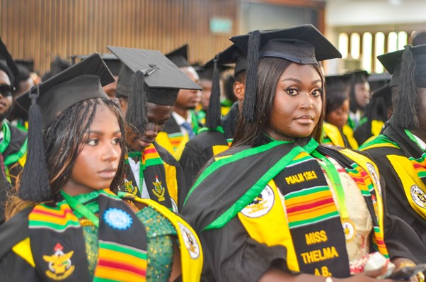 A cross-section of female graduates