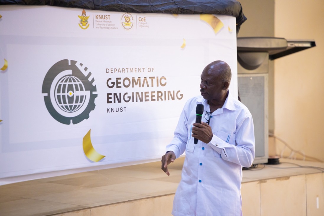 Rev. Prof. Ayer explained the concept behind the logo.