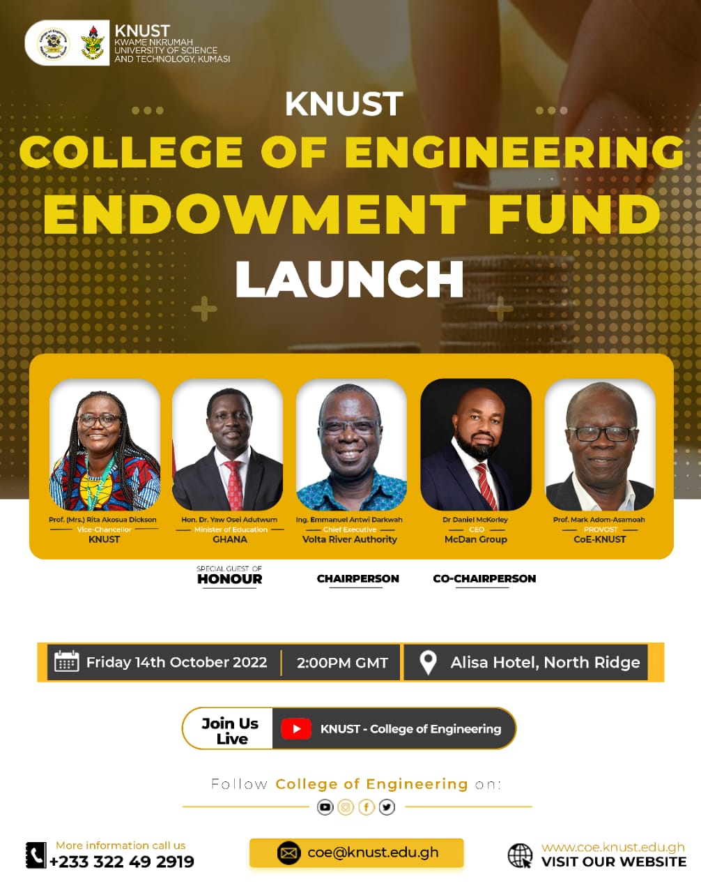 KNUST College of Engineering Endowment Fund Launch