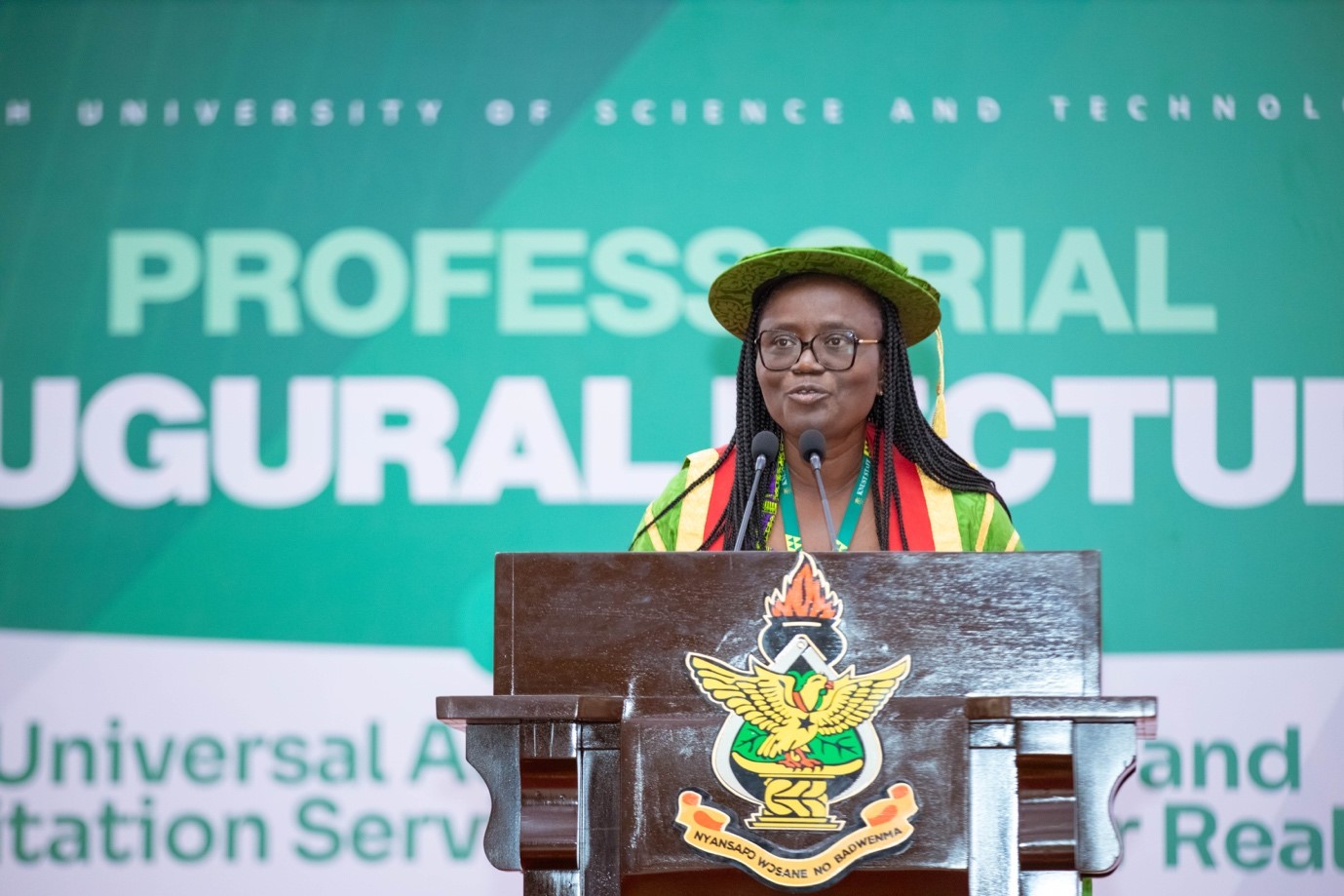 Prof. (Mrs.) Rita Akosua Dickson, Vice-Chancellor of KNUST and Chairperson for the occasion.