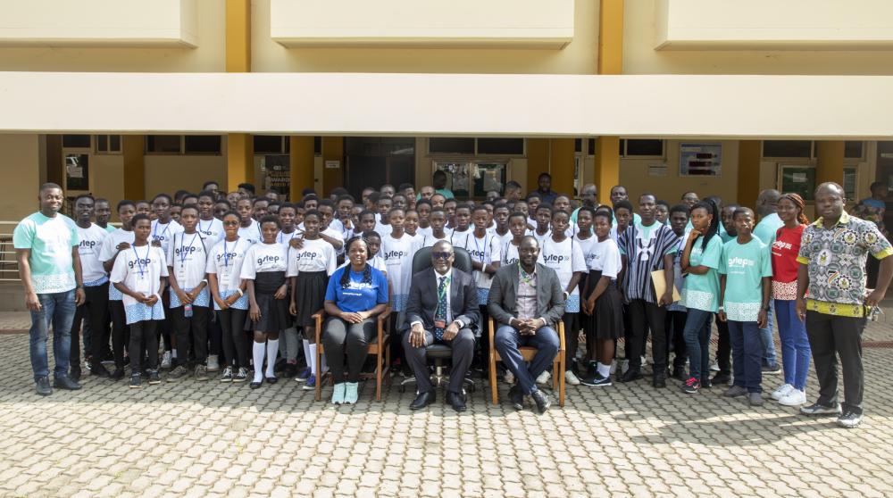 135 JHS students benefit from a visit to KNUST College of Engineering Laboratories organized by GSTEP