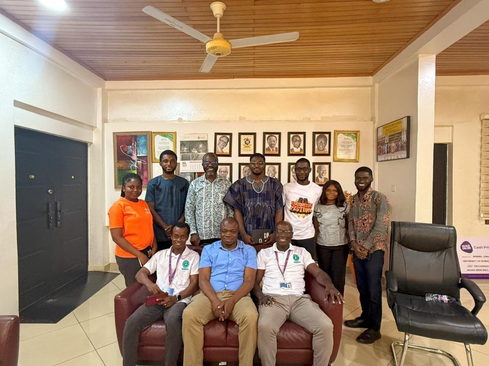 A DELEGATION FROM THE ASSOCIATION OF ENGINEERS AT VRA VISIT THE COLLEGE OF ENGINEERING.