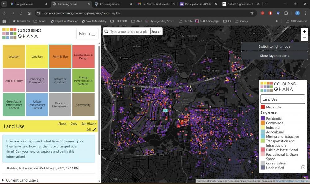 Department of Geomatic Engineering Launches "Colouring Ghana" Platform to Map the Future of African Cities